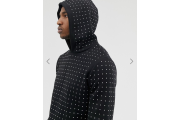 River Island hoodie with rhinestones in black